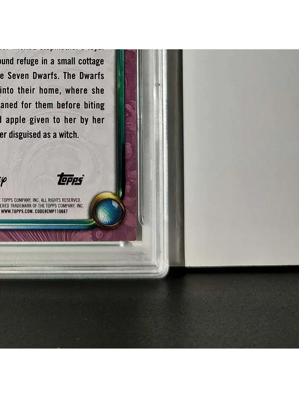 Snow White  2025 Topps Disney Cartoon Princess #151 Card PSA 9